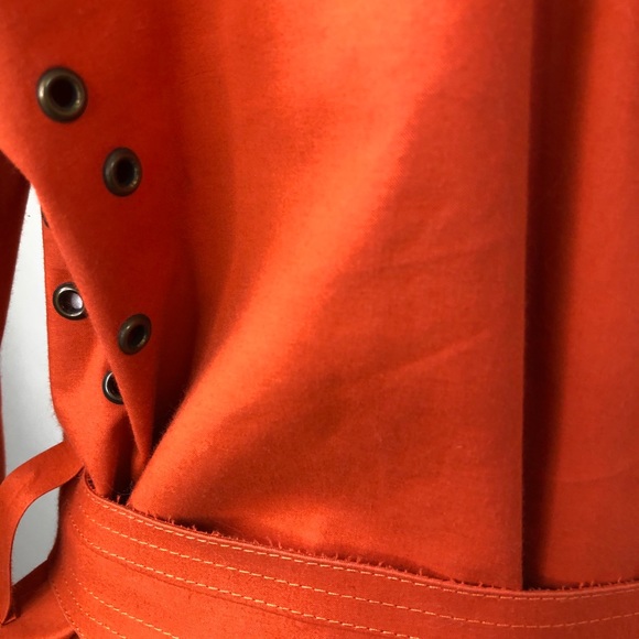 Orange Burberry Trench - Picture 8 of 13